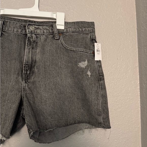Gap Women Low Stride Short Denim Jean Shorts Gray - Picture 2 of 7
